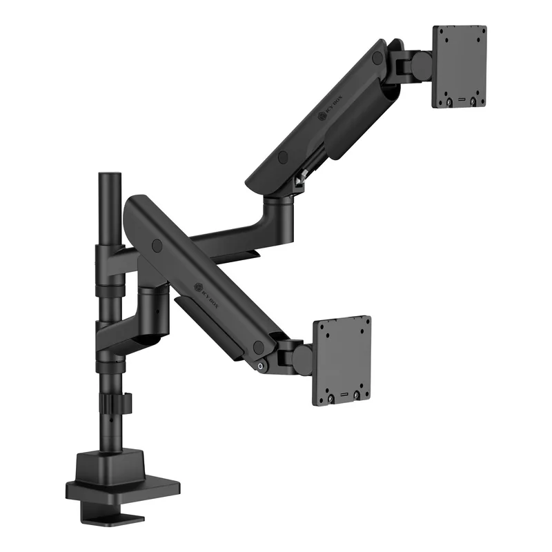 Support de moniteur IcyBox 2 Monitors jusqu'à 57"/27kg Montage de table