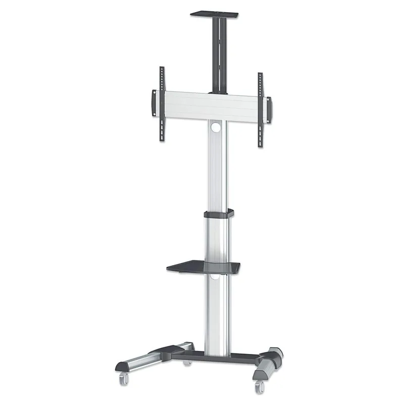 MANHATTAN Universal TV-Stander sur rouleaux de TV 93,98-218,44cm 37-86Zoll 50kg inclinable pivotable avec support de caméra plancher