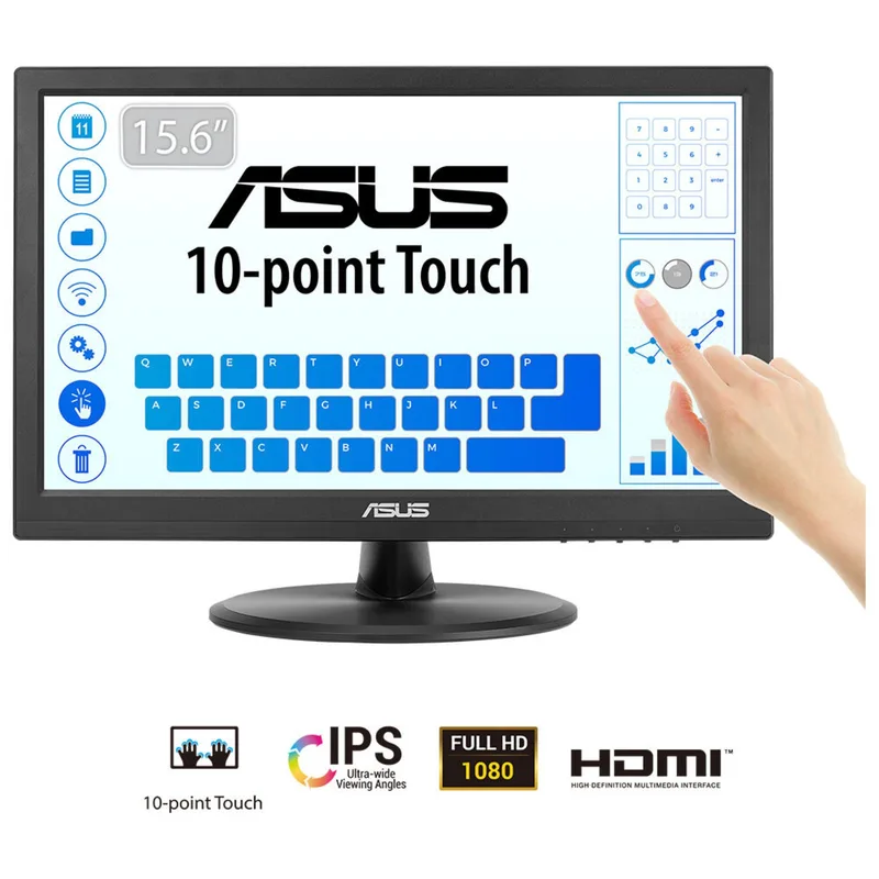 ASUS Touch VT169HE 39.6cm (16:9) FHD HDMI