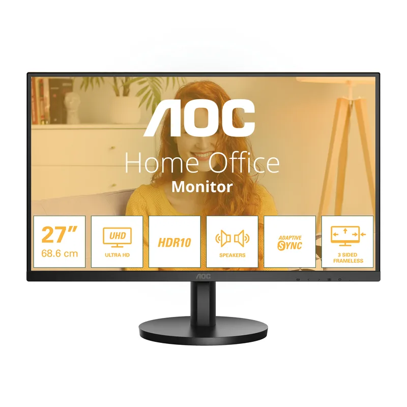 AOC 68.6cm (27") U27B3A 16:09 2xHDMI+DP IPS black Spk.