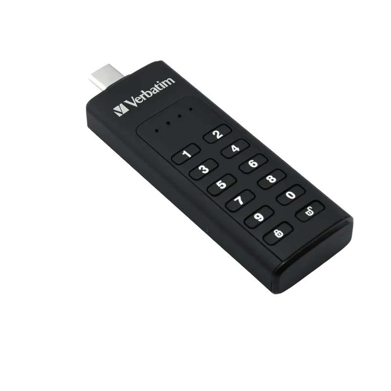 STICK 32GB Verbatim 3.2 Typ C Keypad Secure Drive AES