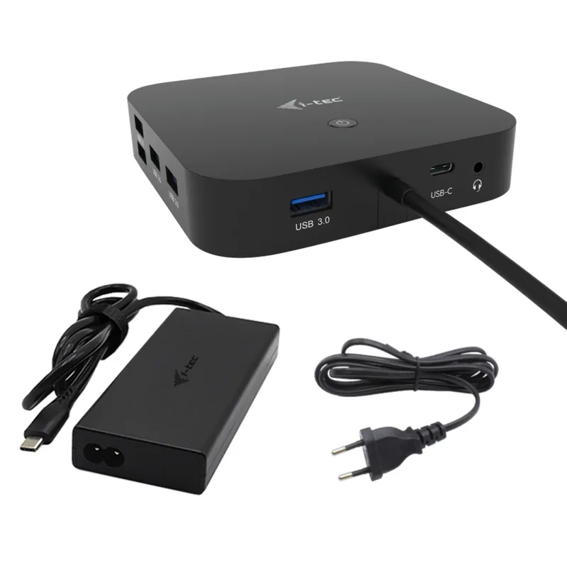 D I-TEC USB-C HDMI+2X DP CHARGER