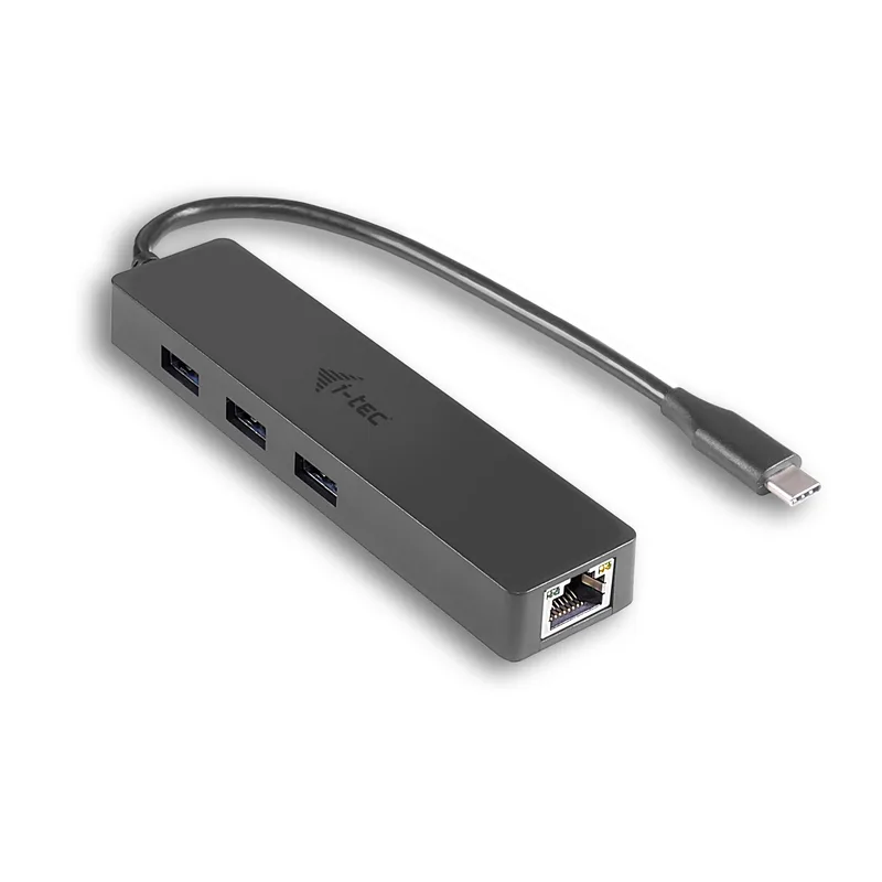 D I-TEC USB-C SLIM HUB + GLAN