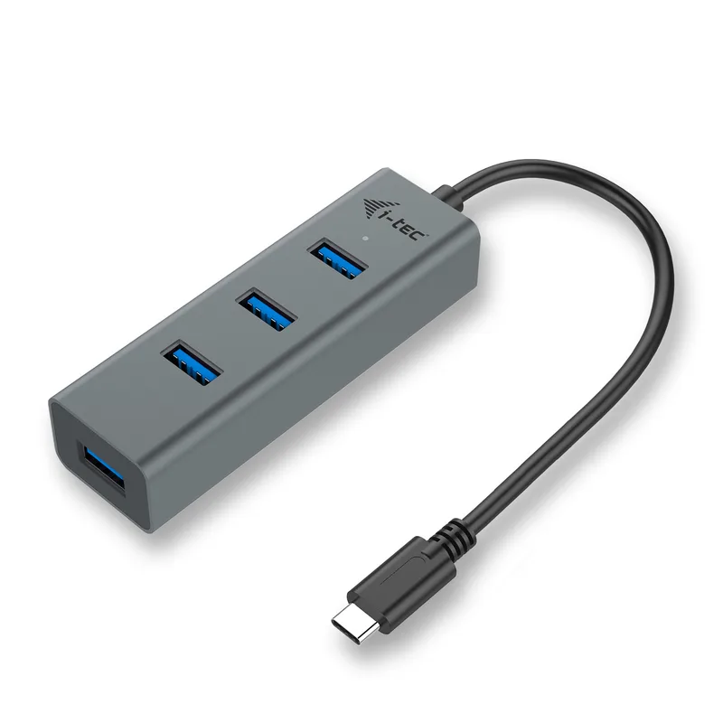 D I-TEC USB-C METAL 4-PORT HUB