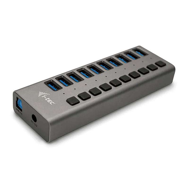 D I-TEC USB 3.0 HUB 10 PORT 48 W