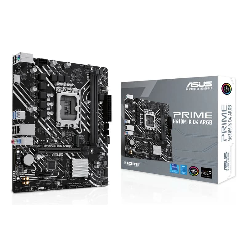 MB ASUS PRIME H610M-K D4 ARGB (Intel.1700.DDR4.mATX)