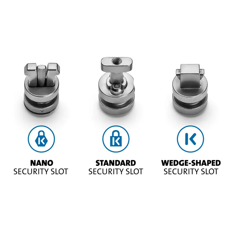 Kensington ClickSave Ancrage 3-in-1 T-Bar-Wedge-Nano
