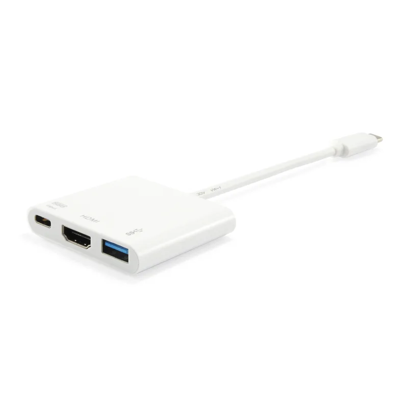 Equip Dock USB-C->HDMI.USB3.0.60WPD 15cm si
