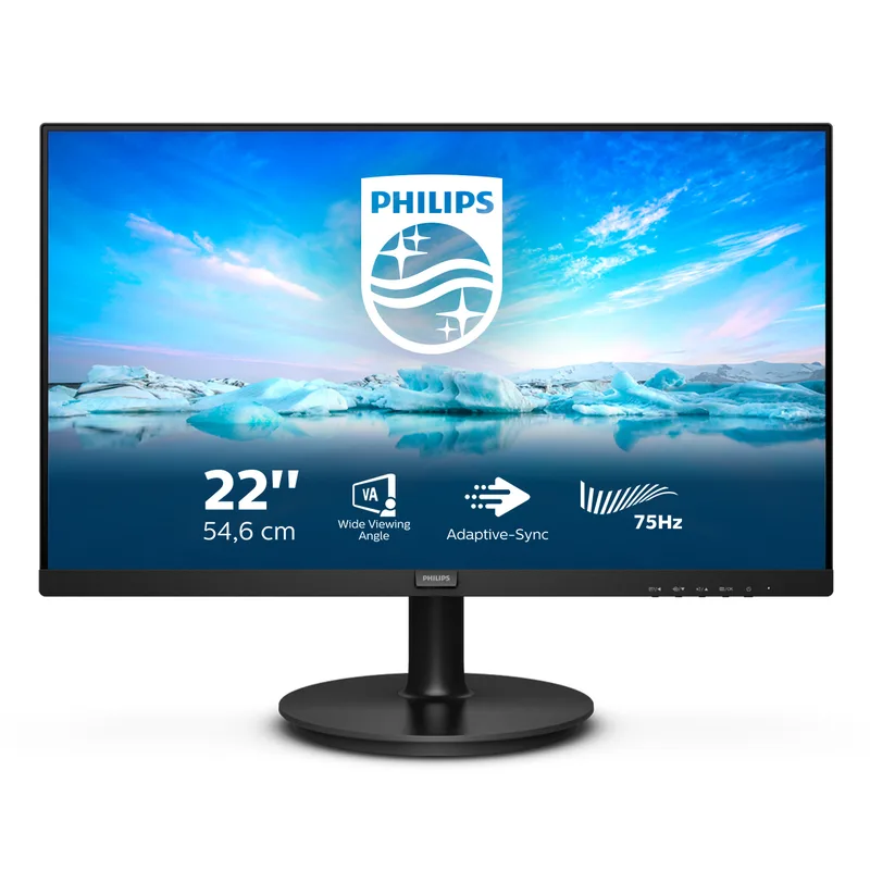 Philips 54.6cm (21.5") 222V8LA 16:09 HDMI+DP VA