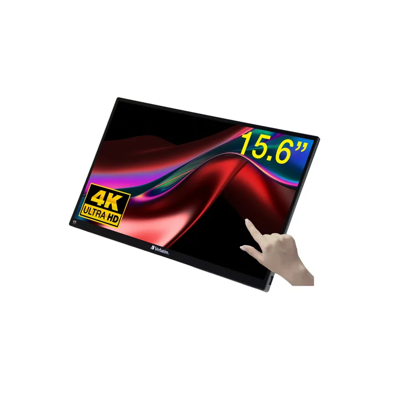 Verbatim PMT-15 4K Portable Touchscreen Moniteur 15.6" 4K UHD