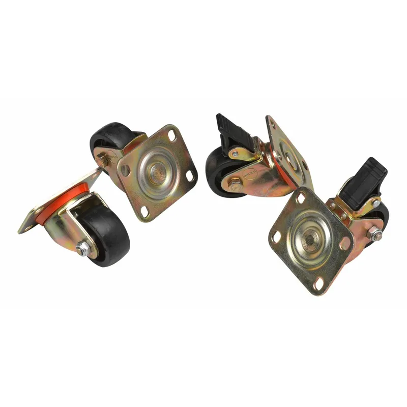 Equip EZW-2 4xRäder für Serverkranken 75mm gold