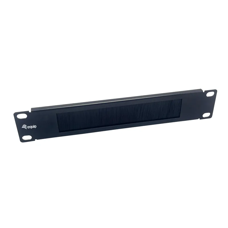Equip Passerelle de câble 10" 1HE Panneau de brosse Noir
