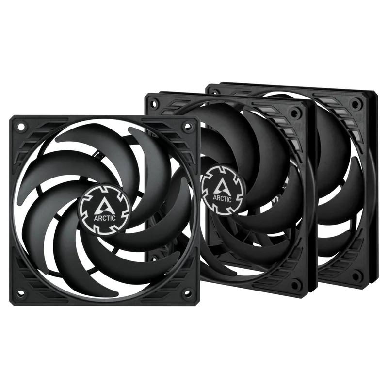 K ARCTIC Refroidisseur P12 SLIM PWM PST 3pcs Value Pack