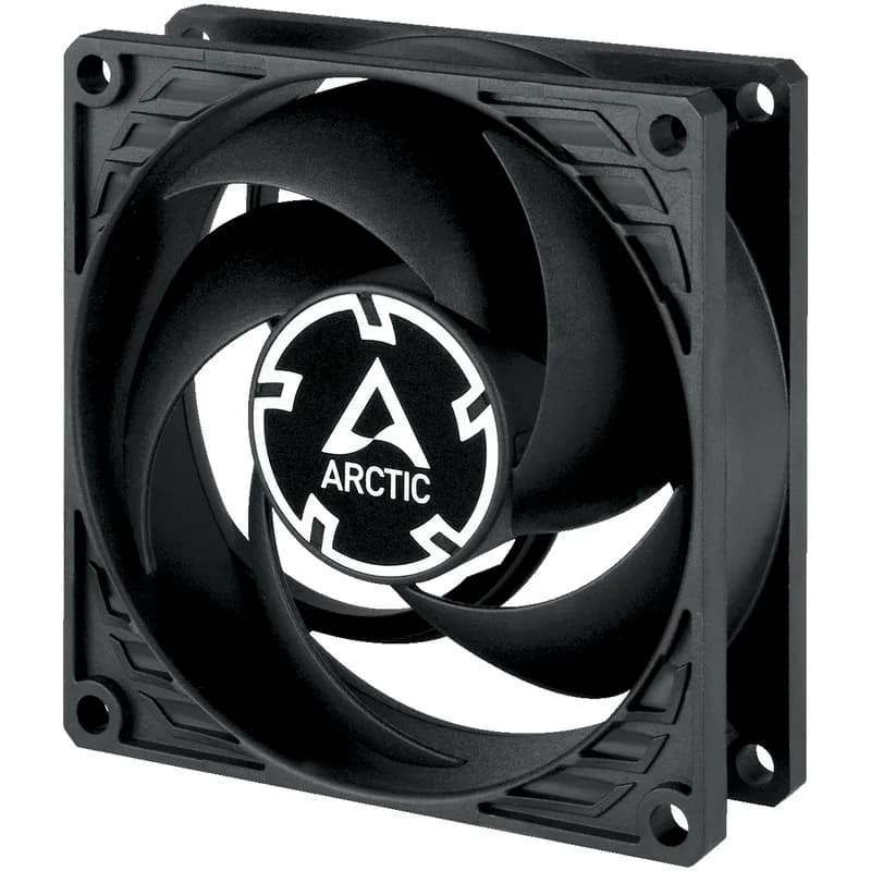 ARCTIC Ventilateur P8 80*80*25 Max-80mm PWM regulated (Black)