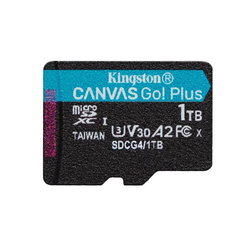 CARD Kingston 1TB microXC Canvas Go Plus Gen4 200R A2 U3 Single Pack w/o ADP