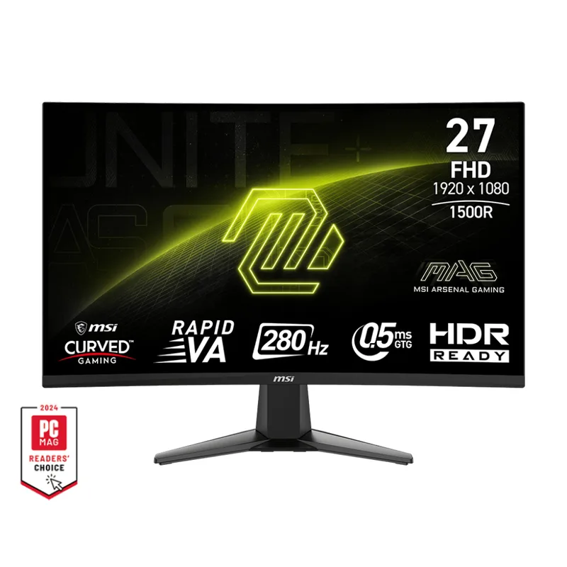 27"(68.6cm)TFT MSI MAG 276CXFDE GAMING Curve 280Hz retail