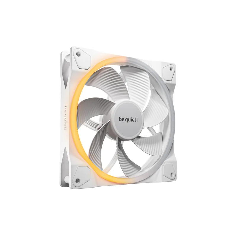 140mm be quiet! Ventilateur 140*140*25 Light Wings PWM Reverse White