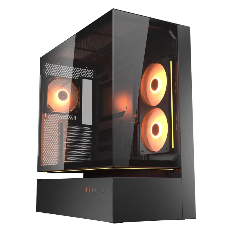 Midi COUGAR CFV235, ARGB, Glas, Noir