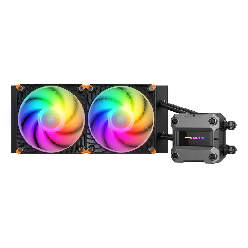 K COUGAR CPU Refroidissement de l'eau Poseidon Ultra 240, ARGB, Noir