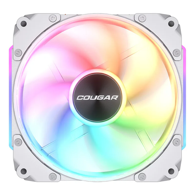 120mm COUGAR Boîtier Ventilateur Apolar 120 ARGB, Blanc, 3er-Pack