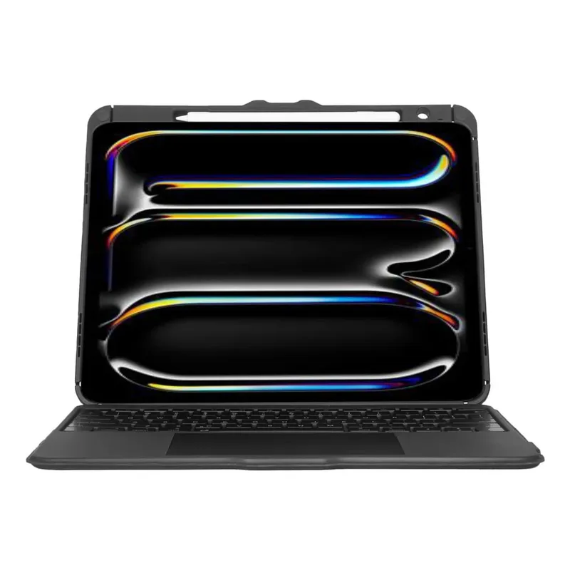 TARGUS Versavu - Clavier et Folio avec Trackpad - Sans fil - Bluetooth 5.0 - QWERTY - GB - Noir
