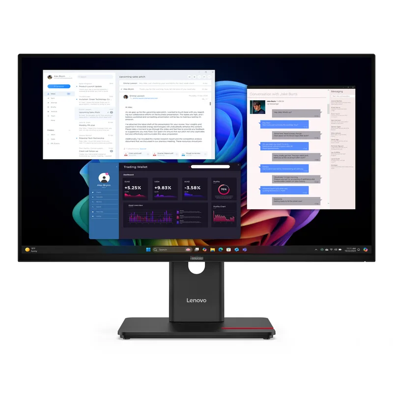 Lenovo ThinkVision T27UD-40 (27") UHD HDMI/DP/USB-C/DOC