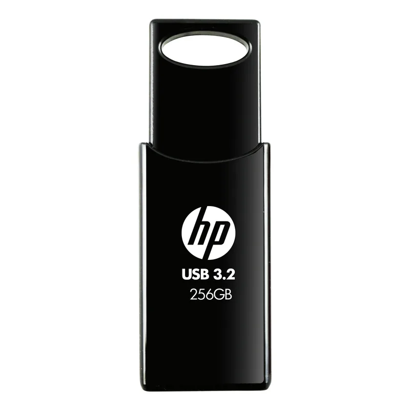 STICK HP 256GB 712w Black USB 3.2 Flash Drive
