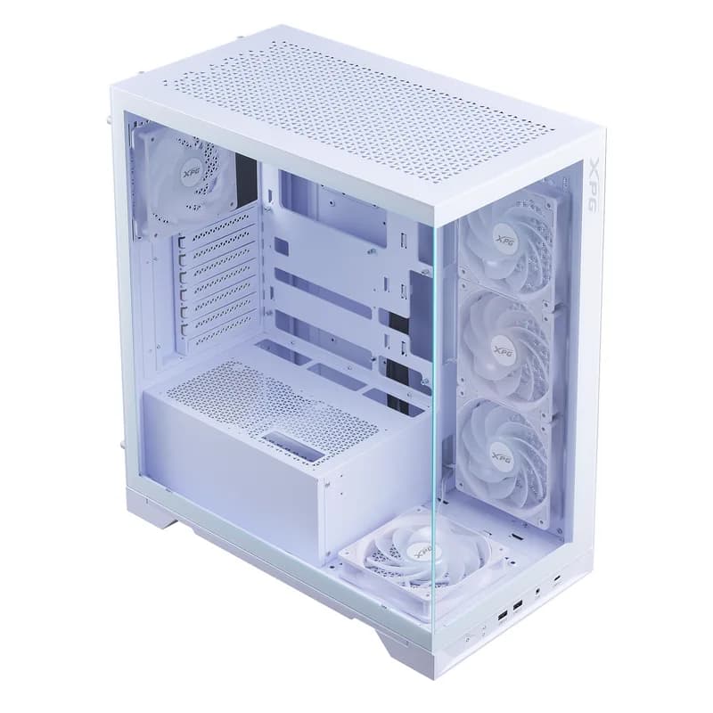 XPG Invader X BTF ATX Midi Tower Blanc 5x120mm ARGB USB C