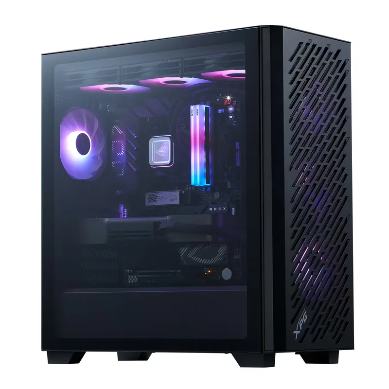 XPG Valor Air Pro ATX Midi Tower 4x120mm ARGB Glas Noir