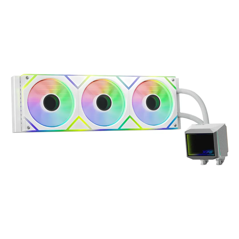 K COOLER XPG Levante II 360 AIO Refroidissement de l'eau 360mm Blanc ARGB