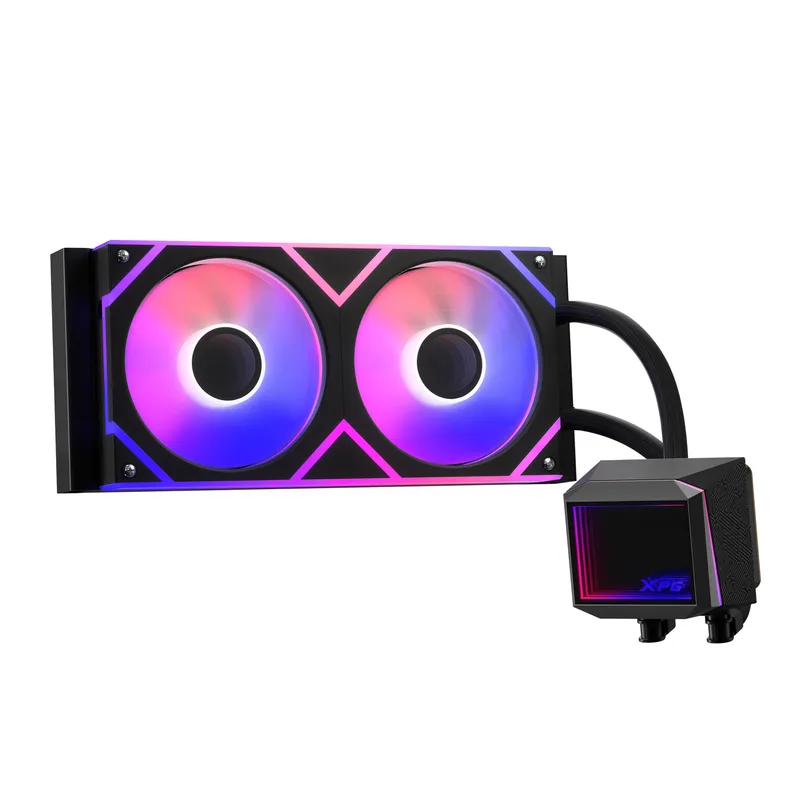 K COOLER XPG Levante II 240 AIO Refroidissement de l'eau 240mm Noir ARGB