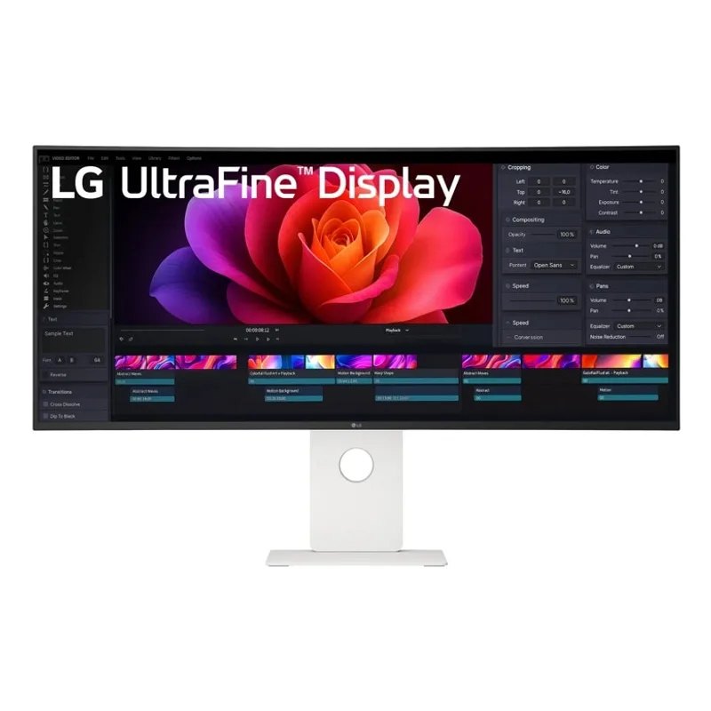 101,6 cm/40" (5120×2160) LG 40U990A-W 21:9 NanoIPS 5 ms 120Hz Thunderbolt 5 (96W) HDMI 2.1×2 DP2.1 USB-C KVM Daisy-Chain Curved White
