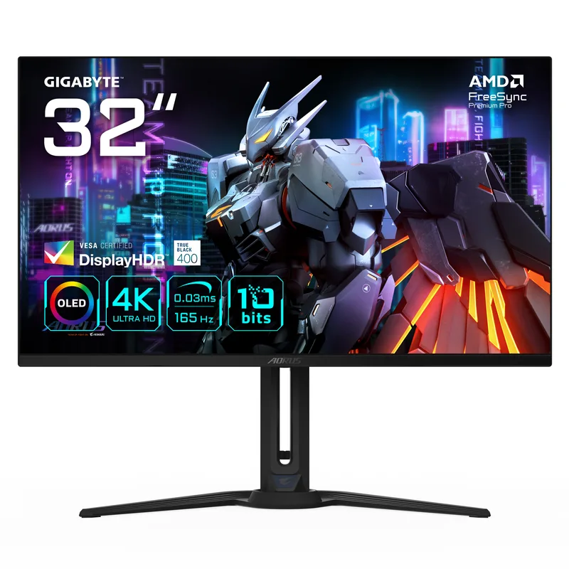 Gigabyte Aorus FO32U 80cm (31,5") 4K OLED Gaming Moniteur 16:9 HDMI/DP/USB-C 165Hz 0,03ms