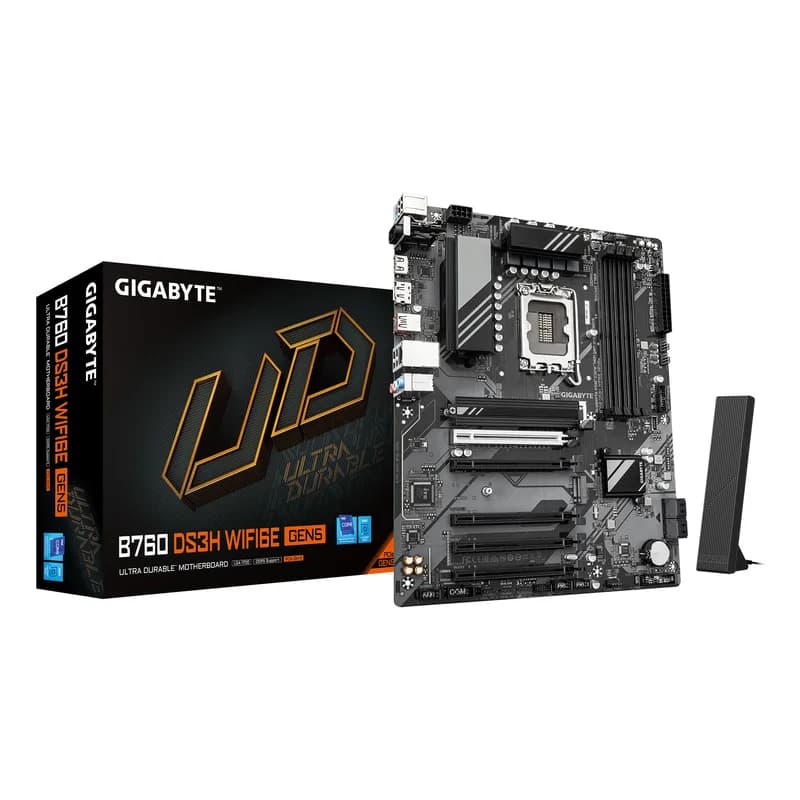 Gigabyte B760 DS3H WiFi6E GEN5 (B760,S1700,ATX,