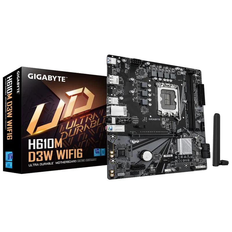 Gigabyte H610M D3W WF6 (H610,S1700,mATX,DDR5