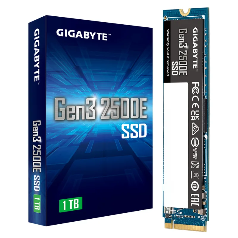 1TB Gigabyte Gen3 2500E PCI-E 3.0 NVMe 1.3