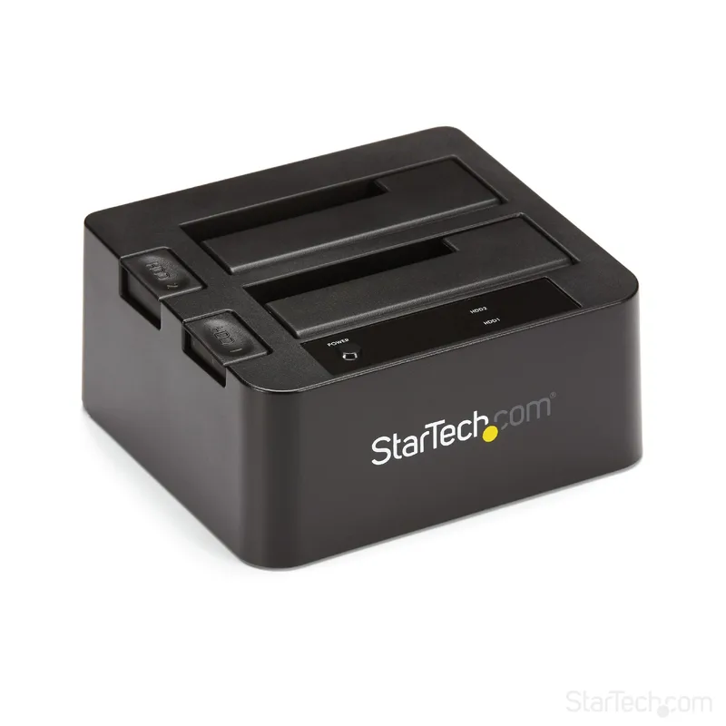 D StarTech USB 3.1 GEN 2 DUAL-BAY DOCK