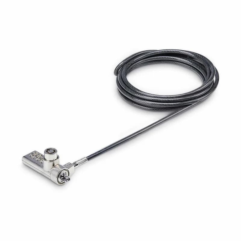 StarTech 10-Pack Double accès Serrure d'ordinateur portable 2m Serrure de câble avec conclusion et verrou numérique