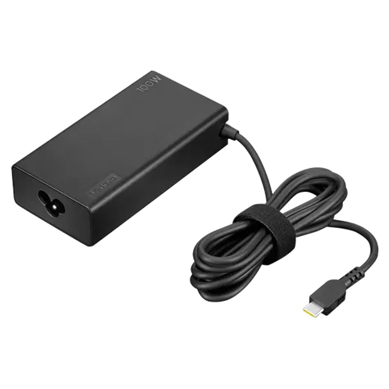 N Lenovo - USB-C Alimentation - Wechselstrom 100-240 V - 100 Watt - Noir