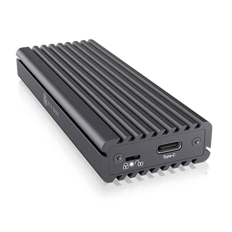 ICY BOX M.2 PCIe/SATA Boîtier en aluminium SSD, USB 3.1 Type-C®, M-Key et B-Key ou B+M-Key Supplement