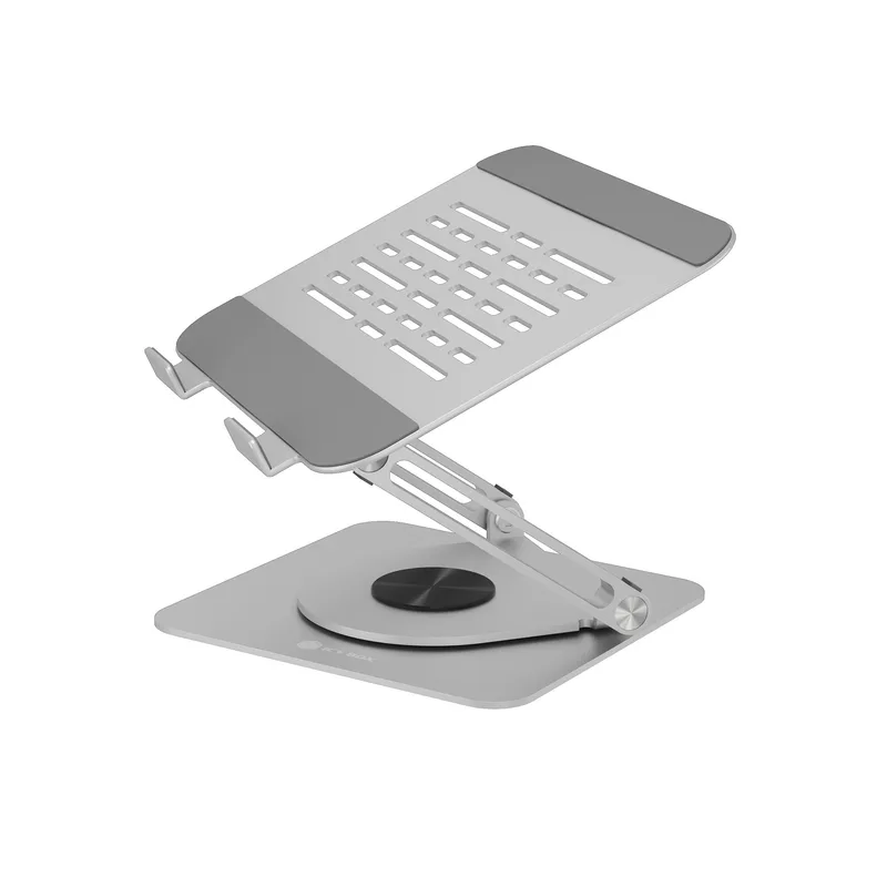 Support portable rotatif et réglable en hauteur BOX pour ordinateurs portables jusqu'à 17