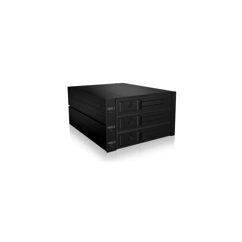 ICY BOX Backplane, 3x SATA 3,5" HDD pour 2x 5,25" Schacht, Hot Swap, sans support