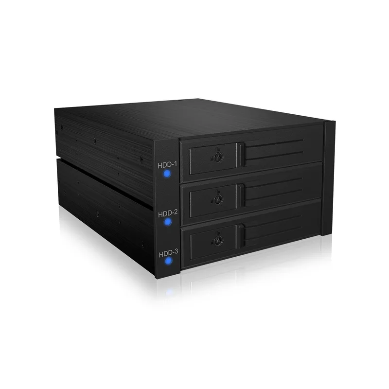 ICY BOX Backplane, 3x SATA 3,5" HDD pour 2x 5,25" Schacht, Hot Swap, sans support