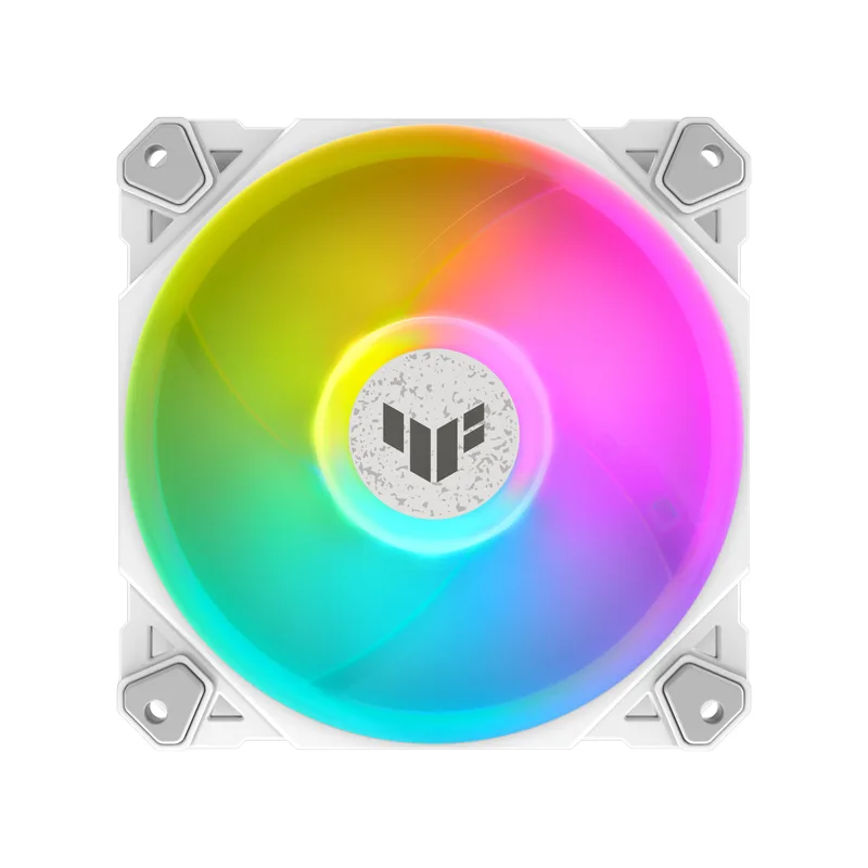 120mm ASUS TUF Gaming TF120 ARGB - White Edition - Ventilateur de boîtier