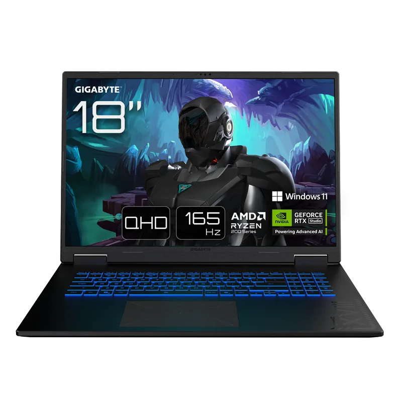 Gigabyte Gaming A18 RYZ7 260/32GB/1TBSSD/RTX5060/W11Home French AZERTY Layout