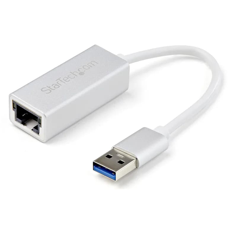 StarTech USB 3.0 auf Gigabit Netzwerkadapter - Argent - Schlankes Aluminium Design fr MacBook, Chromebook oder Tablet