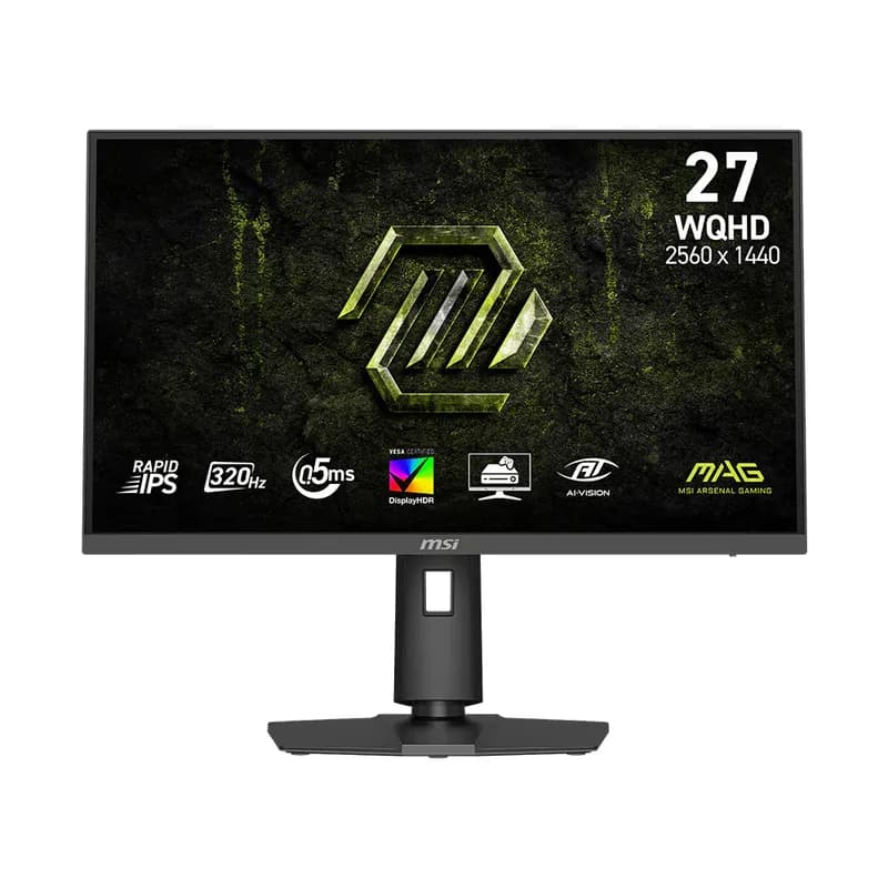 68,6cm/27" (2560x1440) MSI MAG 274QPFDE X32 16:9 WQHD Rapid IPS 1ms 320Hz HDMI DisplayPort VESA Pivot Black