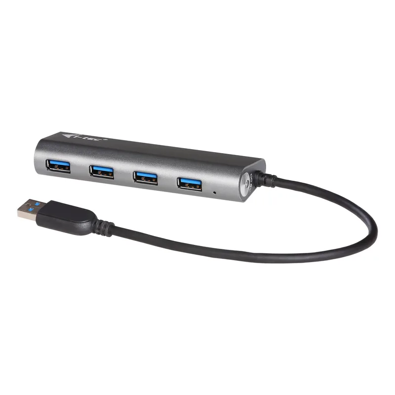 D I-TEC USB 3.0 4-PORT HUB ALU Metal Charging HUB 4 Port port avec adaptateur réseau externe 4x USB
