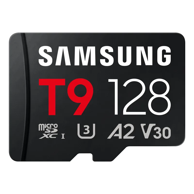 CARD SAMSUNG T9 microSD Carte mémoire 128GB jusqu'à 200 MB/s Lecture et 130 MB/s Lettre MB-MH128T/WW