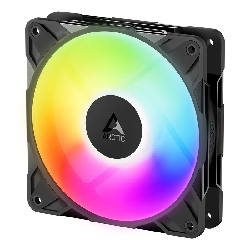 120mm ARCTIC Ventilateur de boîtier P12 Pro Reverse A-RGB PWM Noir 4-pin